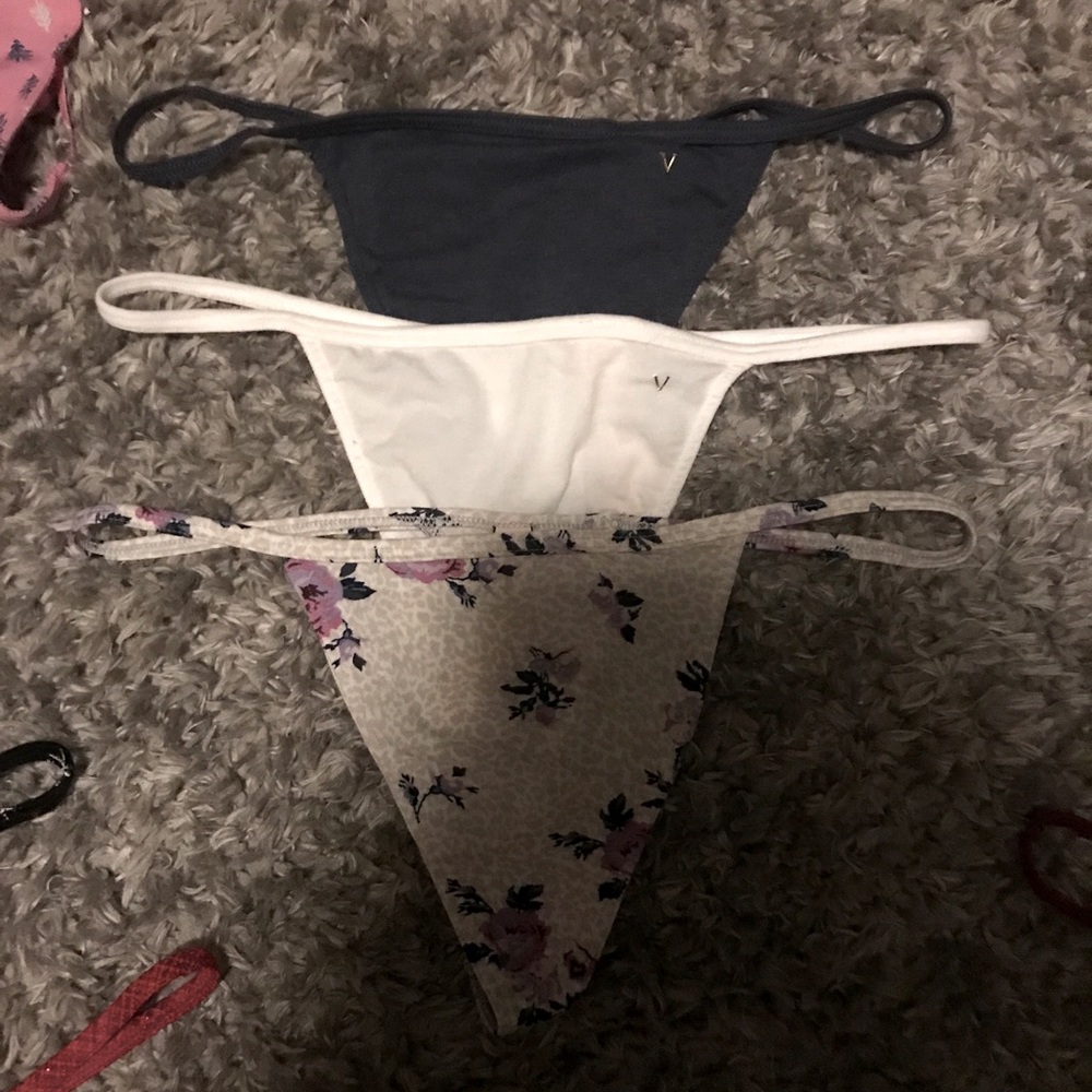 Victoria secret thong bundle NWT M